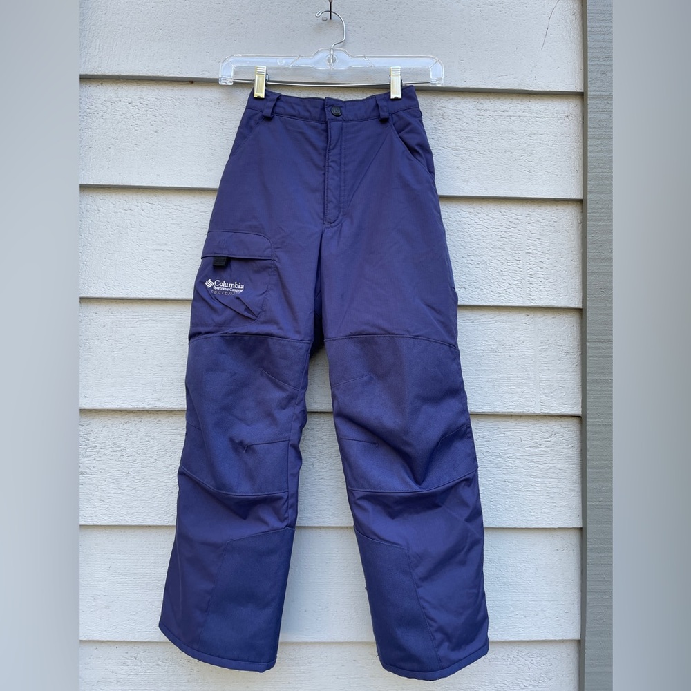 Columbia Snow Pants, Boys Size 7/8, Navy Blue